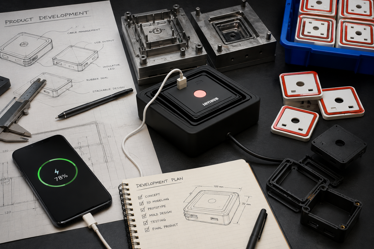 Concept → Prototype → Production